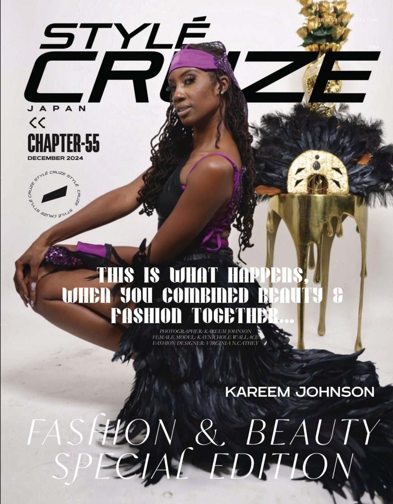 Style Cruze Japan black sequin