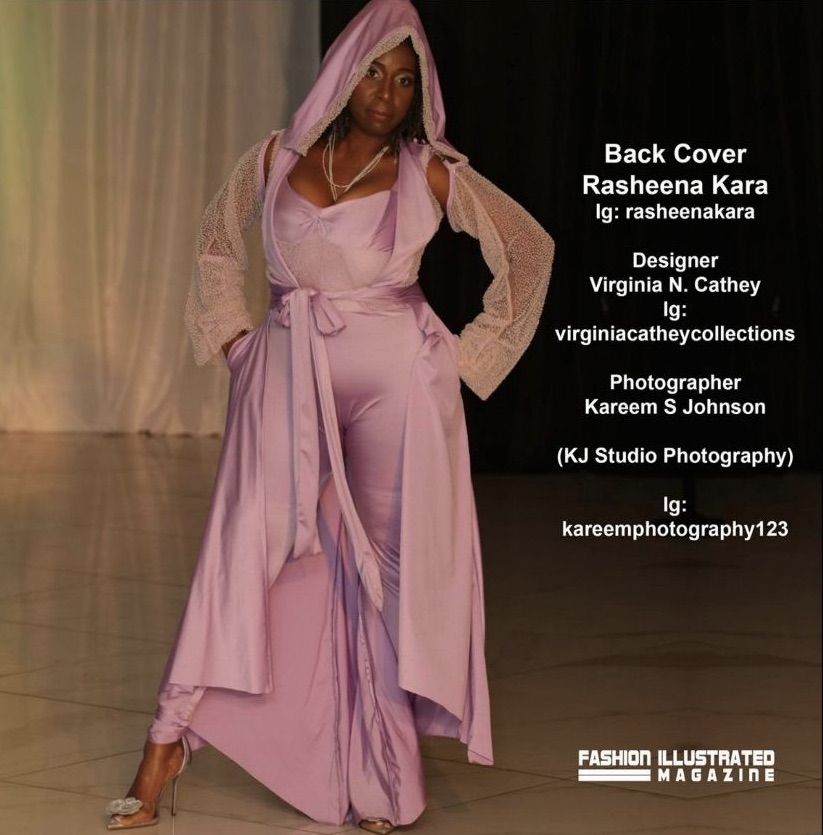 Fashion Illustrated pink cape